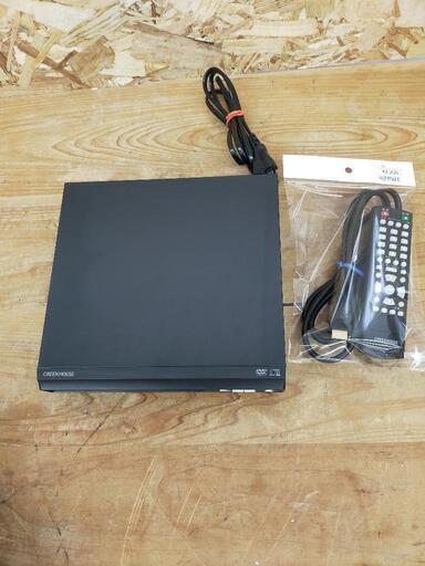 DVDプレーヤー GH-DVP1J-BK GREENHOUSE ※211430