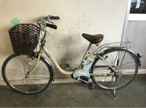 15□岐阜発　△Panasonic Lithium vivi DX/電動アシスト自転車/26インチ/3段変速/END63/アシスト走行確認/防犯有り/現状品　R5.7/31□a