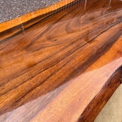 モンキーポッド 一枚板 天然木 ダイニング 座卓 ローテーブル テーブル