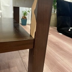 クリアガラスローテブル無料の画像