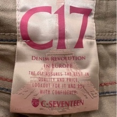 C-SEVENTEEN カジュアルパンツ　デニム　Mサイズの画像