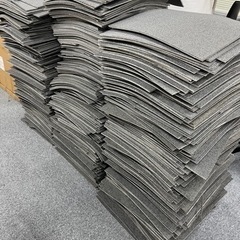 【引取限定】TOLI タイルカーペット グレー