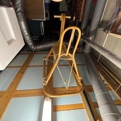 籐の馬　幼児乗り物の画像