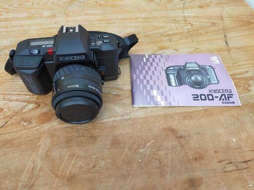 【ジャンク品】フィルムカメラ 200-AF KYOCERA ※227004
