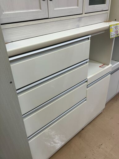 NITORI キッチンカウンター 90幅 食器棚 ニトリ キッチンボード  No.11 ※現金、クレジット、スマホ決済対応※