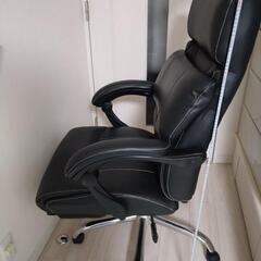 ハイバックチェア ブラックの画像