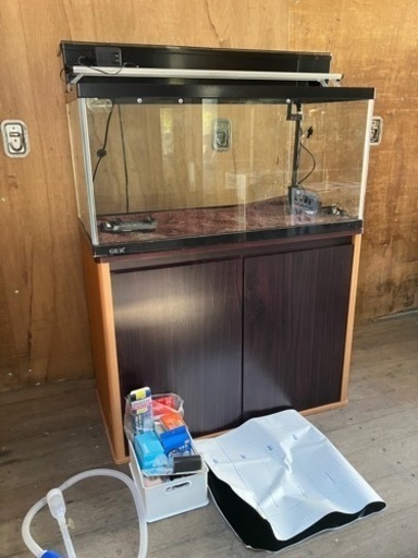 水槽　GEX アロワナ　熱帯魚　水槽台