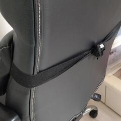 ハイバックチェア ブラックの画像