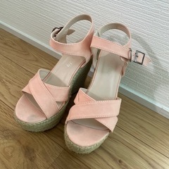 【26】サンダル　ピンク