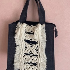 ハンドメイド/デニムbag &ティッシュケースの画像