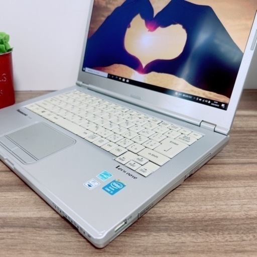 B74【let'snote♡SSD♡Core i5】カメラ付ノートPC/初心者