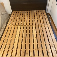 （商談中）ダブルベッドのフレームの画像