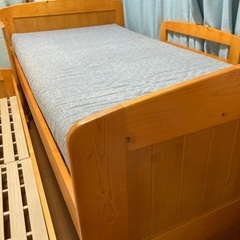 親子ベッド　木製の画像