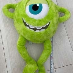 美品　マイク　ぬいぐるみ　モンスターズインク　ディズニー