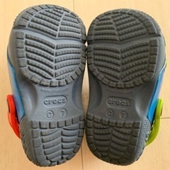 クロックス　サンダル　トイストーリー　バズライトイヤー　ウッディ15cmの画像