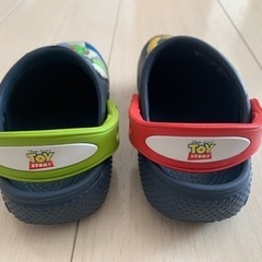 クロックス　サンダル　トイストーリー　バズライトイヤー　ウッディ15cmの画像