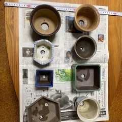 小品盆栽用植木鉢16点
