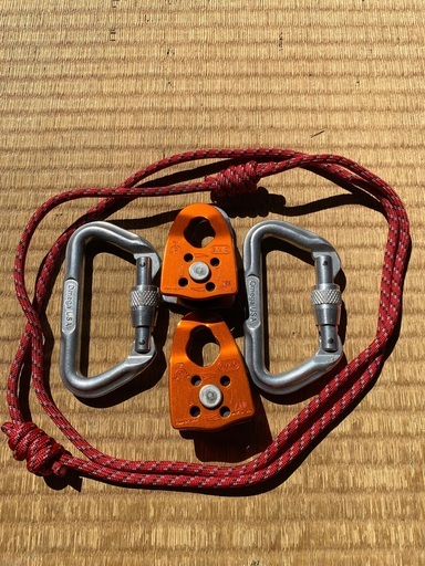 カヤック　カラビナ　プーリー　Zドラッグシステムセット