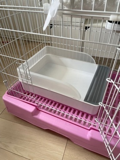 決まりました　猫　ゲージ　3段　キャスター付き