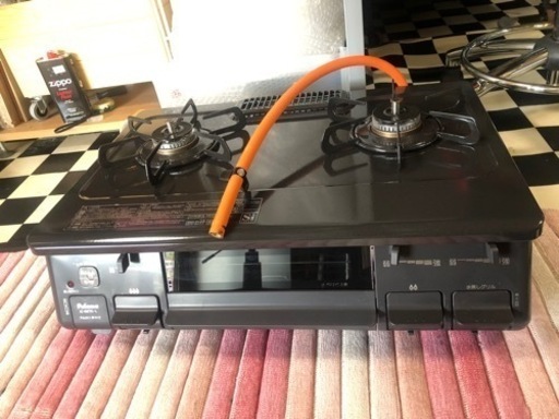 【リサイクルサービス八光】2021年製　パロマ ガステーブル IC-S87K-1L LPガス用 左強火