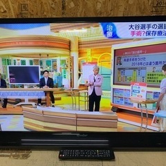 (6046) SHARP シャープ 40V型 液晶テレビ AQUOS LC-40J9-B フルハイビジョン 2013年製 40インチ ブラック の画像