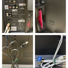 (6046) SHARP シャープ 40V型 液晶テレビ AQUOS LC-40J9-B フルハイビジョン 2013年製 40インチ ブラック の画像