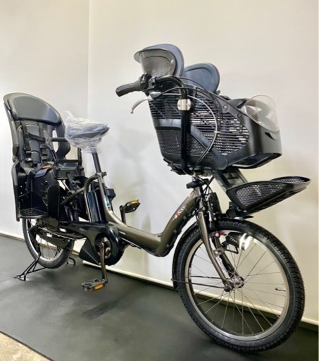 関東全域送料無料　業界最長完全保証　電動自転車　ヤマハ　パスキッスミニ　20インチ 8.7ah パワフル　グレー色　電動アシスト自転車