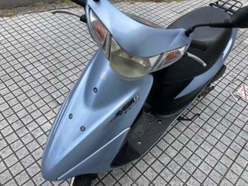 アドレスV50G】スズキ製CA42A型50cc原付バイクブルー若林自転車商会
