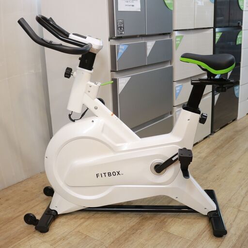 109)FITBOX FBX-002W_01 第3世代 スピンバイク エアロバイク トレーニング フィットネス ダイエット フィットボックス 室内 運動