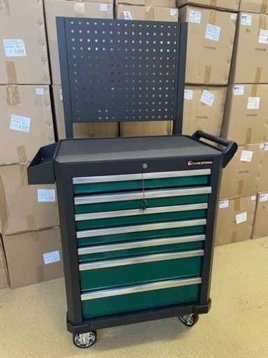 強化７段キャビネット キャスター付 多目的工具箱 収納多数 ☆強化７段キャビネット