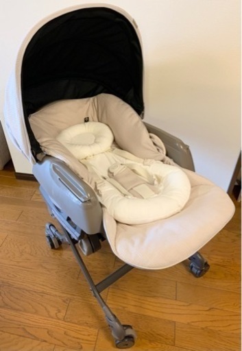 【お譲り先決定】2023.1購入　ネムリラ オートスイング ハイローチェア