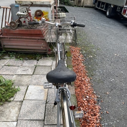 【3759】シティ　27インチ　7,200円（防犯・税込） シティ車 27インチ 自転車 通勤 通学 シングルギア 無変速 防犯登録 