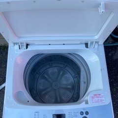 【店頭10％OFF】ツインバード 全自動5.5㎏洗濯機 KWM-EC55W 2019年製  リサイクルショップ宮崎屋　住吉店　23.11.6ｋの画像