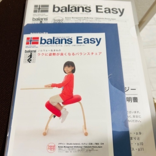 美品　バランスイージー　ノルウェー　バランスチェア　サカモトハウス