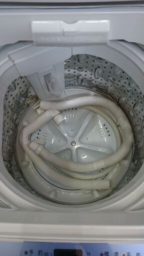 (2023.11.08お買い上げありがとうございます。)（単身向けサイズ）ヤマダ電機　全自動洗濯機５.０ｋｇ　２０１７年製　YWM-T