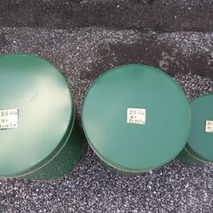 結構レアな丸缶３点セットです。３０年以上前のもの、新古品。の画像