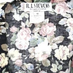 R. J. STEVENS 花柄 レトロ USA 古着 ヴィンテージ ワンピース1の画像