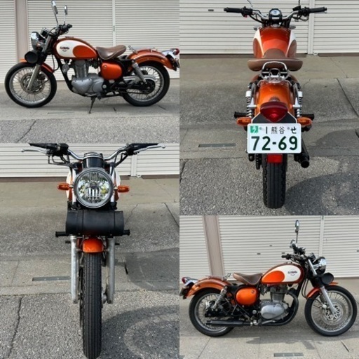 ☆エストレア250カスタム仕様☆自賠責R6/7まで付き^_^色々と新品パーツ交換で快調です☆250ccネイキッドバイク☆ツーリングシーズン到来