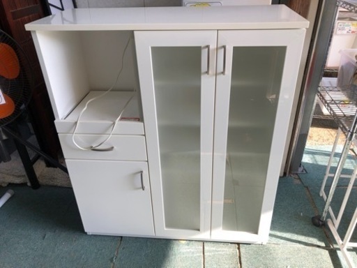 【リサイクルサービス八光】幅99.8㎝　ニトリ レンジボード(コパン 100MRB WH)