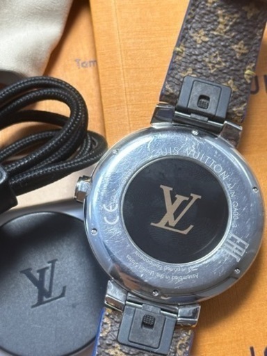 バッテリー交換済 LOUIS VUITTON ルイヴィトン タンブール ホライゾン QA00 4 TM0636 充電器付属 腕時計