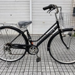 22インチ自転車】美品❗️外装6段変速 LEDオートライト付 スペアキー