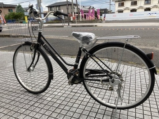 22インチ自転車】美品❗️外装6段変速 LEDオートライト付 スペアキー
