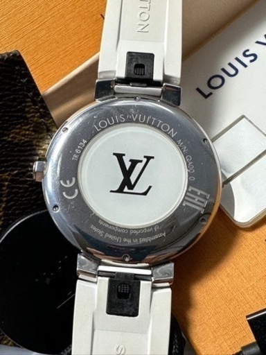 バッテリー交換済LOUIS VUITTON ルイヴィトン　タンブールホライゾン　QA000/TR6134　稼働　箱　アダプターあり