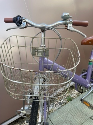 自転車　パープル　20インチ