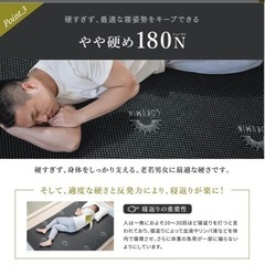 クイーンサイズ　ウレタンマットレスの画像