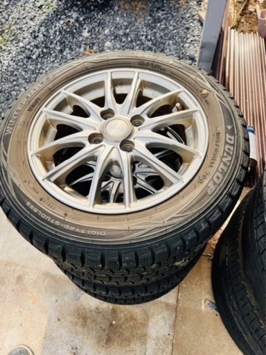 ‼️スタットレスタイヤ‼️アルミセット‼️165/65R14 14×4.5J 4穴 PCD100 2017 レーベン