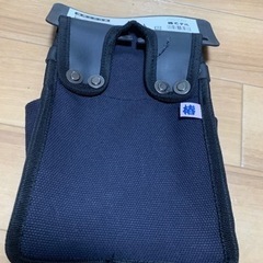 新品未使用‼️帆布腰袋　小　ブラックの画像