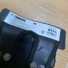 新品未使用‼️帆布腰袋　小　ブラックの画像