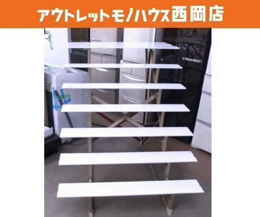 お値下げ！三月段 スチール製7段 雛飾り台 ひな壇 雛壇 40号×7段 幅125×奥行157×高さ125㎝ 札幌市 西岡店