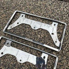 スズキ　SUZUKI車用純正ナンバーフレーム その①の画像